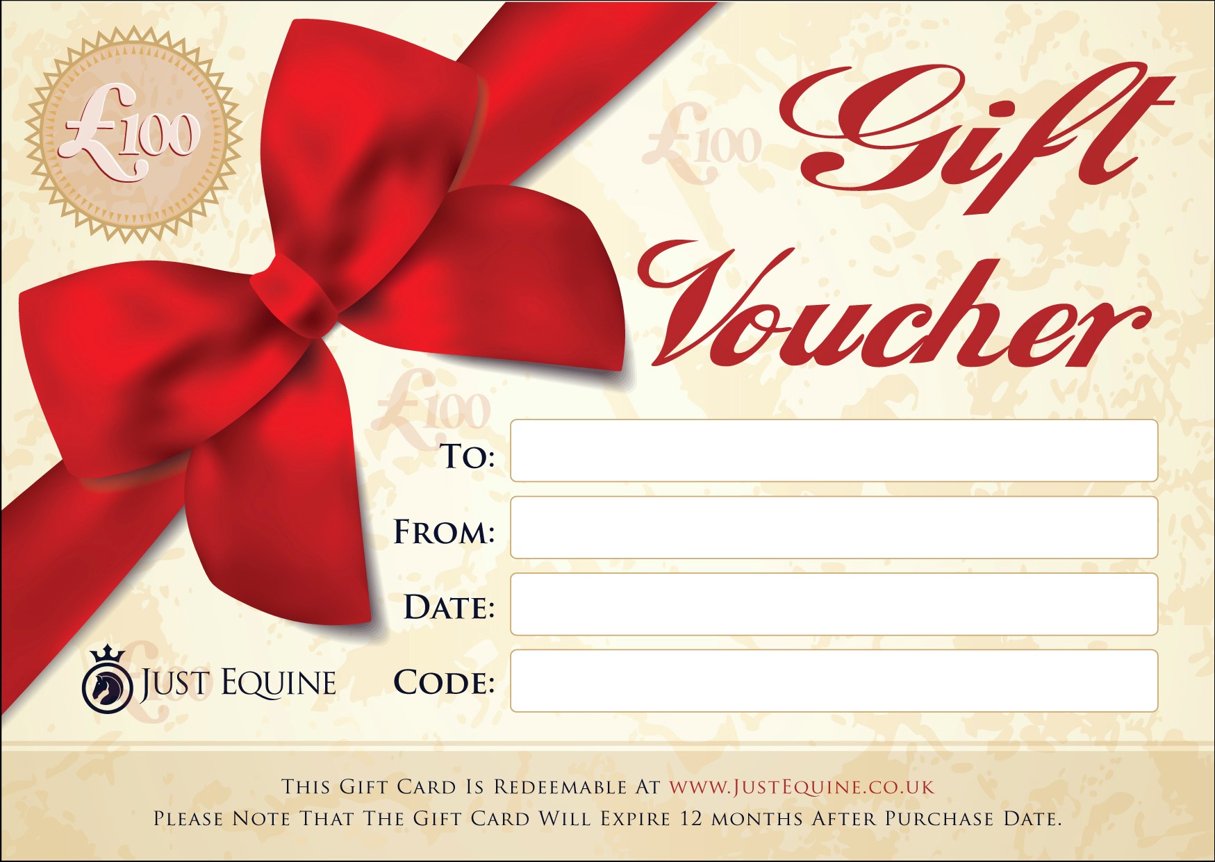 EGift Card Vouchers UK Just Equine
