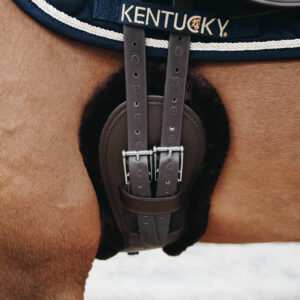 Kentucky-Sheepskin-Anatomic-Short-Girth-Brown